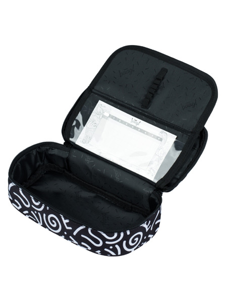 BAAGL  Servietă neagră pentru creioane școlare Baagl Element