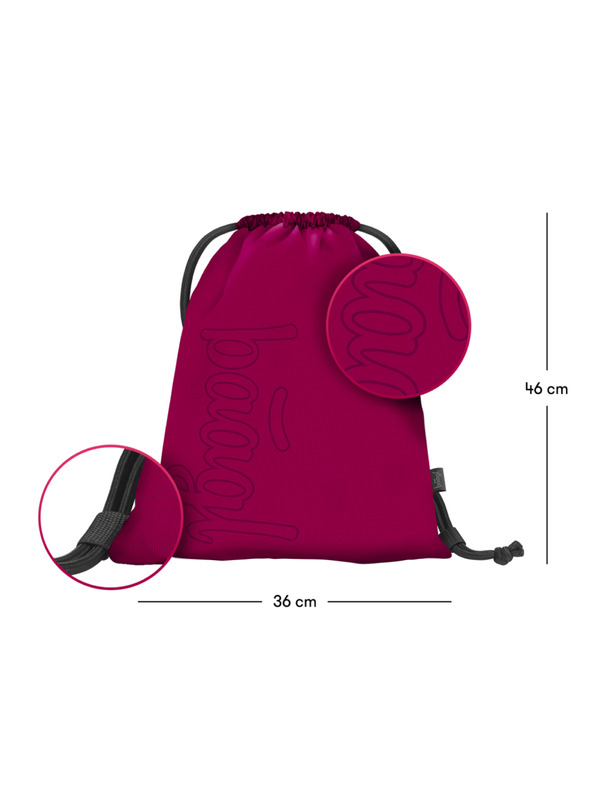 BAAGL  Geantă roșie Baagl Ruby