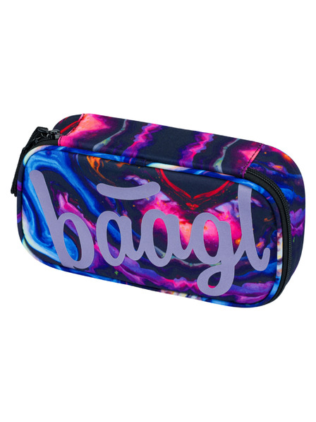 BAAGL  Trusă școlară de creioane mov Baagl Marble