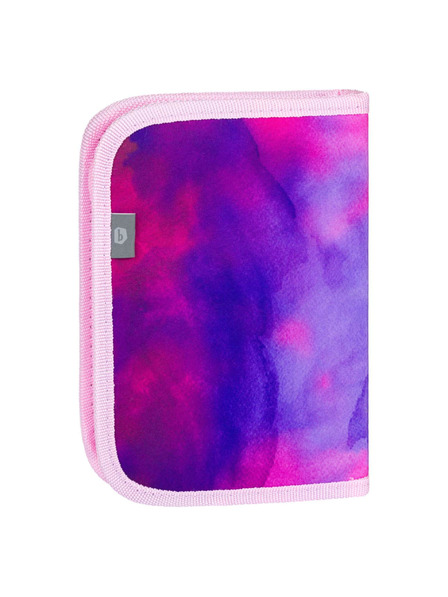 BAAGL  Geantă școlară violetă pentru creioane cu un singur nivel Baagl Horse