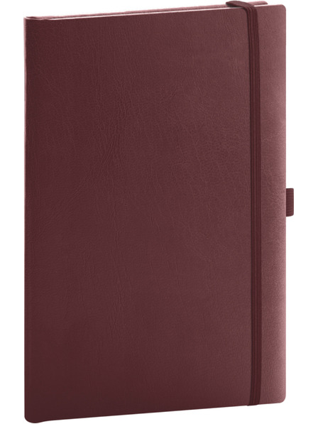 NOTIQUE NOTIQUE Notes Balacron, burgundy, punctat, 15 x 21 cm