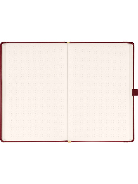 NOTIQUE NOTIQUE Notes Balacron, burgundy, punctat, 15 x 21 cm