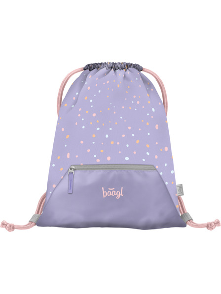 BAAGL  Geantă mov cu buzunar Pets Baagl