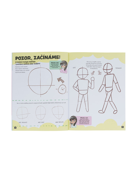 BAAGL  Cum să desenezi KAWAII MANGA: PERSONAJE - Pas cu pas cu MISAKO