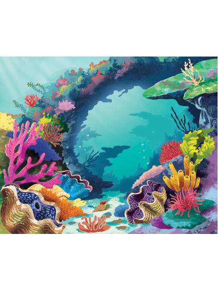 BAAGL  Citește și lipește - SUB SUPRAFAȚĂ, carte cu autocolante