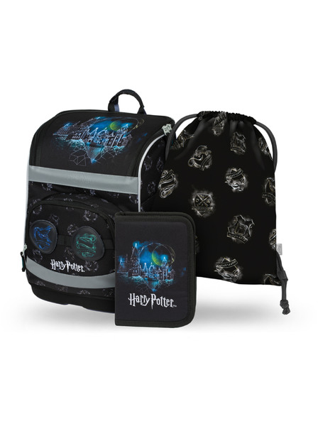 BAAGL  BAAGL SET 3 Zippy plus Hogwarts: ghiozdan, penar, geantă