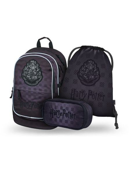 BAAGL  SET BAAGL 3 Core Harry Potter Hogwarts negru: rucsac, penar, geantă
