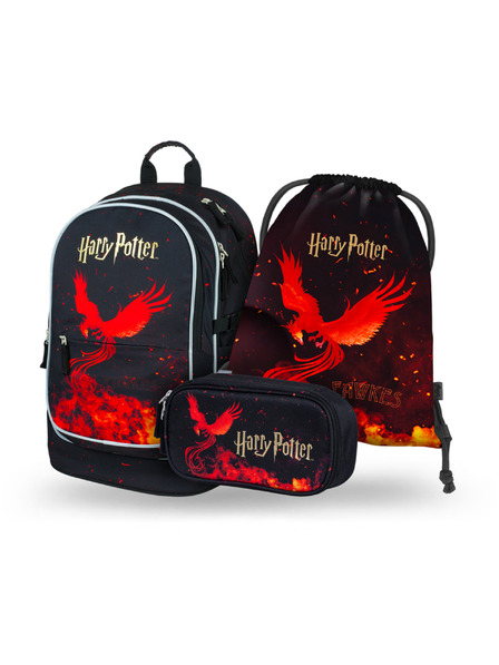 BAAGL  SET 3 BAAGL Core Harry Potter Fénix: rucsac, penar, sac