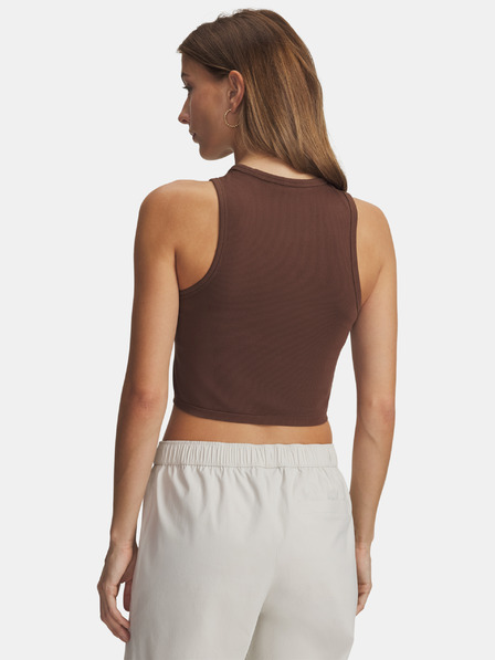 Under Armour Maiou dama Under Armour Seamless Cotton Hand Tank-BRN