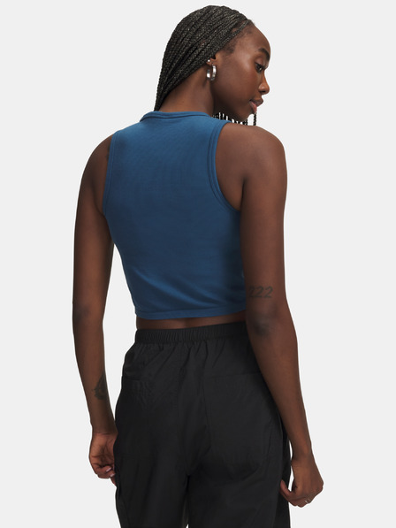 Under Armour Maiou dama Under Armour Seamless Cotton Hand Tank-BLU