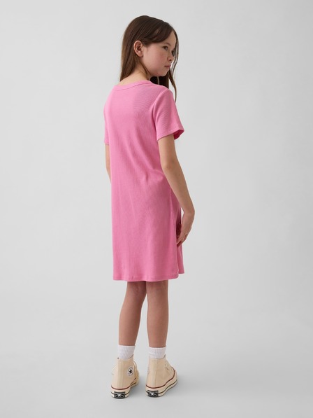 GAP Rochie reiată pentru copii cu logo GAP