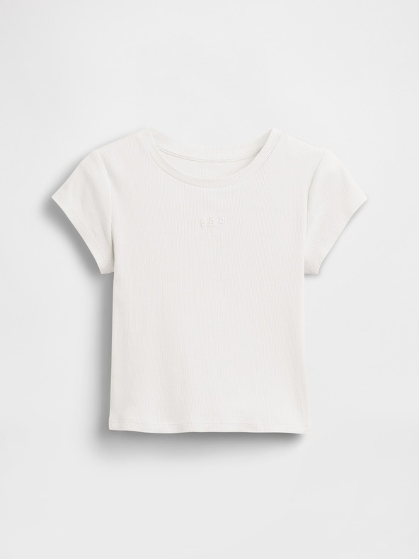 GAP Copii tricou Rib Logo GAP