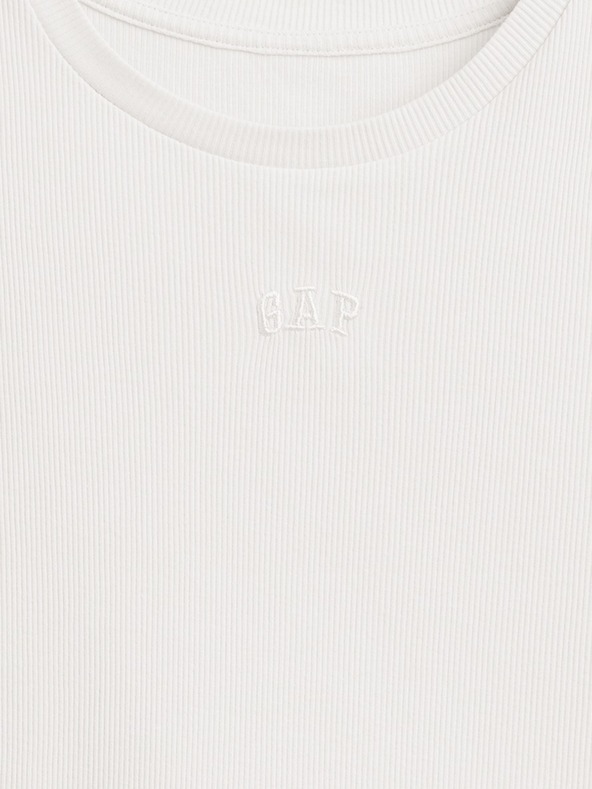 GAP Copii tricou Rib Logo GAP