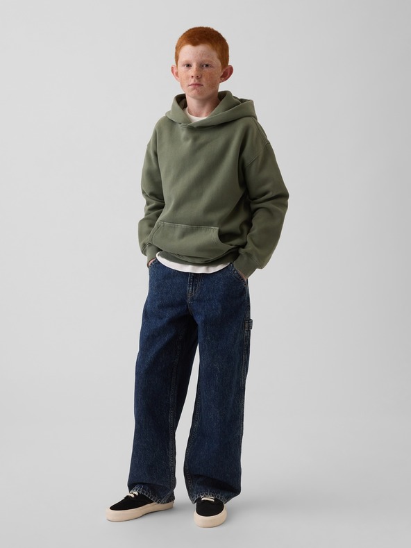 GAP Blugi baggy Carpenter pentru copii GAP