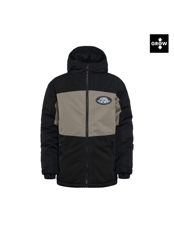 Horsefeathers Jachetă pentru copii Juno - black/taupe