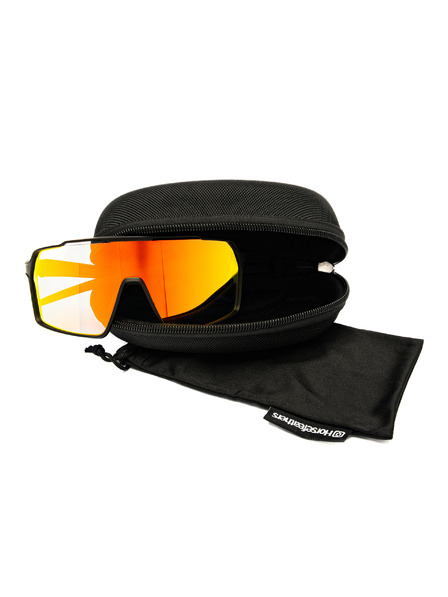 Horsefeathers Ochelari fotocromici Neutron - matt black/mirror red