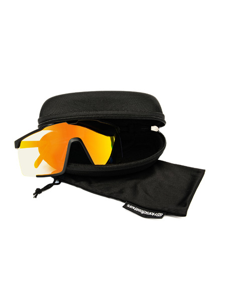 Horsefeathers Ochelari fotocromici Proton - matt black/mirror red