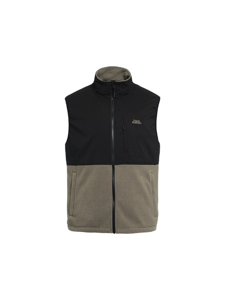 Horsefeathers Vestă din fleece Duval - taupe