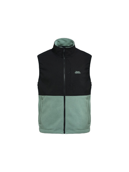 Horsefeathers Vestă din fleece Duval - iceberg green