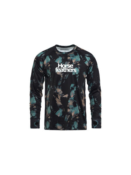 Horsefeathers Tricou termic Riley - blackout