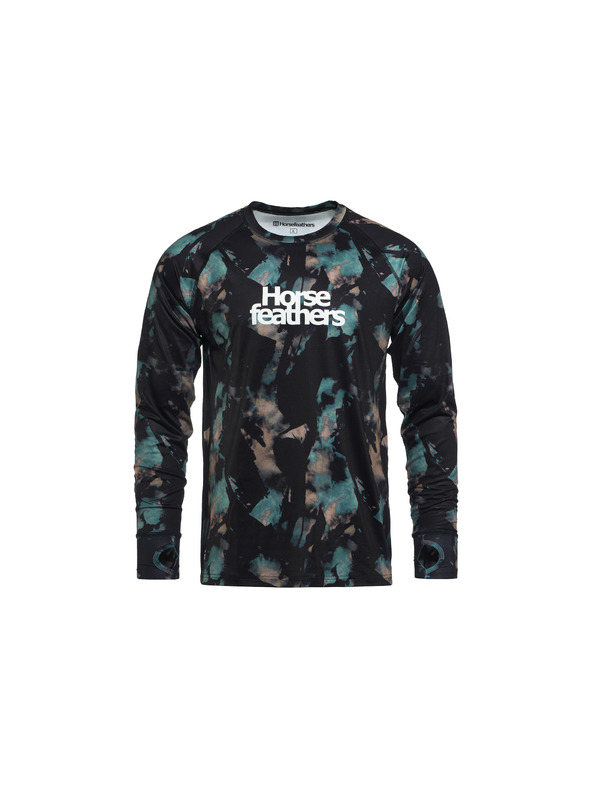 Horsefeathers Tricou termic Riley - blackout
