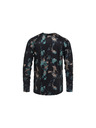 Horsefeathers Tricou termic Riley - blackout