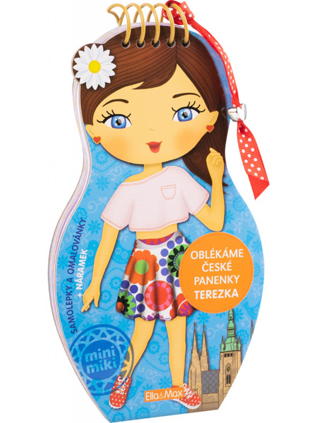 ELLA & MAX Îmbrăcăm păpușile cehe TEREZKA – cărți de colorat
