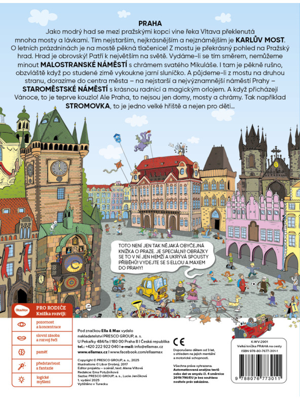 ELLA & MAX Pentru călătorii – Marea carte PRAGA