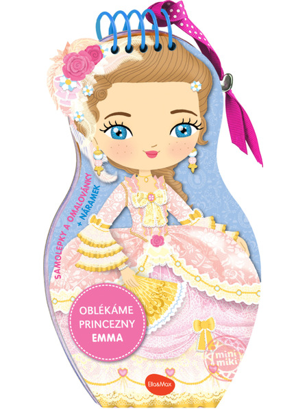 ELLA & MAX Îmbrăcăm păpușile PRINȚESA EMMA – Colorează