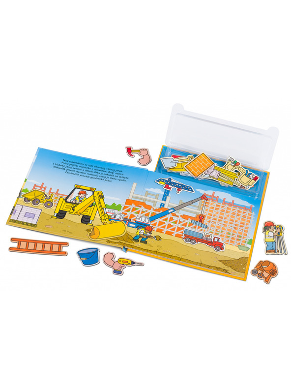 ELLA & MAX CONSTRUCȚIE ─ Carte cu magneți