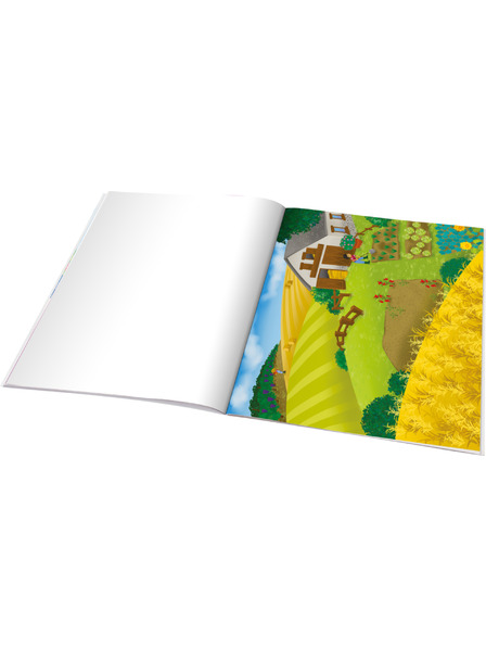 ELLA & MAX Citește și lipește – LA FERMĂ, carte cu abtibilduri