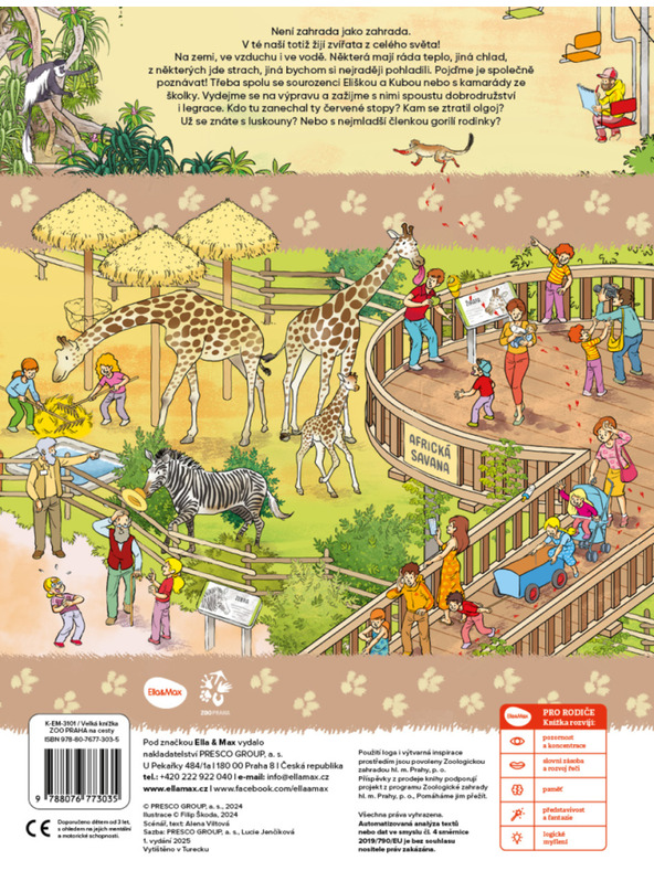ELLA & MAX Pe drumuri – Cartea mare ZOO PRAGA