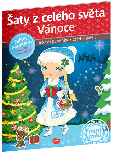 ELLA & MAX Haine din întreaga lume CRĂCIUN ─ Carte cu autocolante