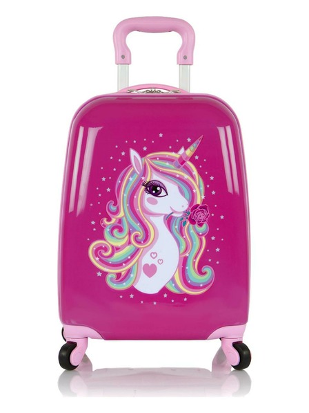 Heys Valiză pentru copii Heys Kids 4w Unicorn Rose
