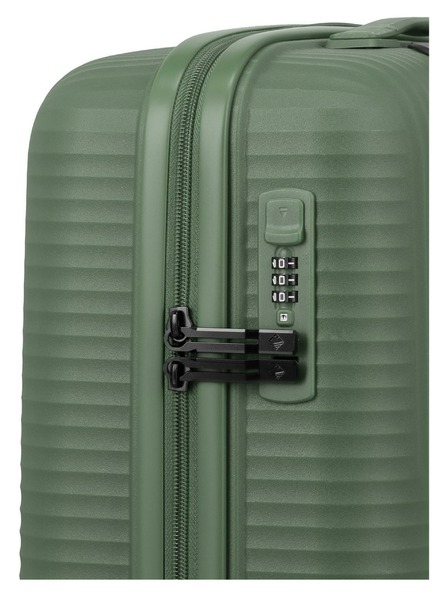 Travelite Set valize de călătorie Travelite Air Stripe S,M,L Slim Green