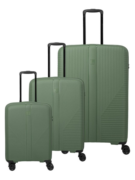 Travelite Set valize de călătorie Travelite Air Stripe S,M,L Green
