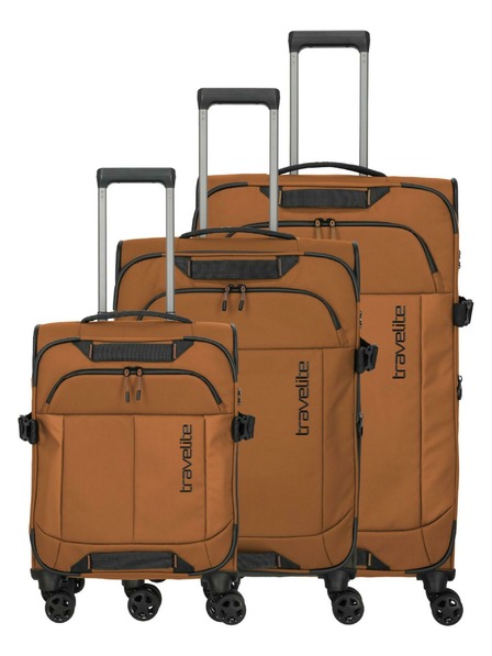 Travelite Set valize de călătorie Travelite Briize S,M,L Curry