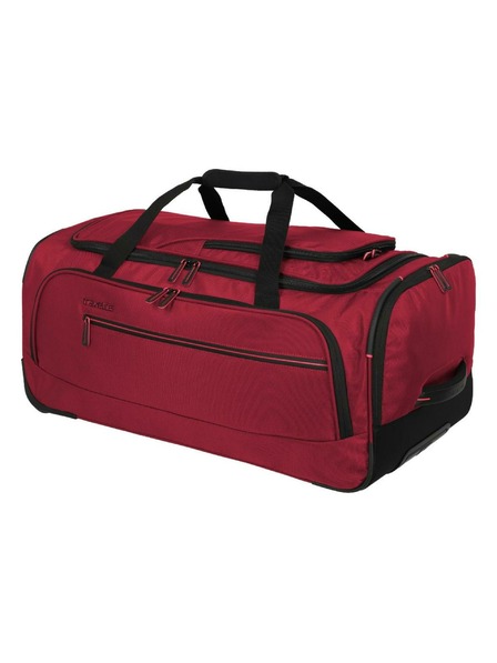 Travelite Geantă de călătorie Travelite Crosslite 5.0 Wheeled Duffle M Red