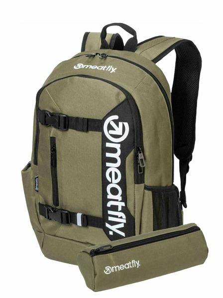 Meatfly Meatfly rucsac Basejumper Olivine 22 L + PENAR GRATUIT