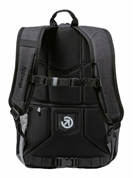 Meatfly Meatfly rucsac Basejumper Charcoal Heather / Grey Heather 22 L