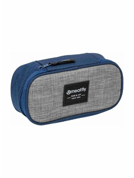 Meatfly Meatfly carcasă Pencil Case Sea / Grey Heather