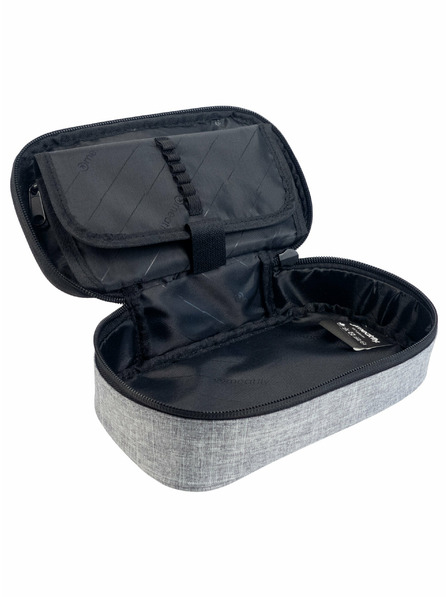 Meatfly Meatfly penar XL Pencil Case Grey Heather