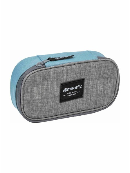 Meatfly Meatfly penar XL Pencil Case Aqua / Grey