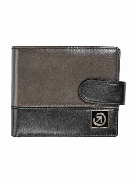 Meatfly Meatfly portofel din piele Nathan Premium Grey