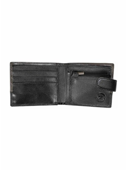 Meatfly Meatfly portofel din piele Nathan Premium Grey