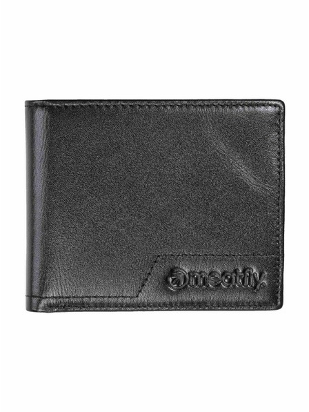 Meatfly Meatfly portofel din piele Eliot Premium Black