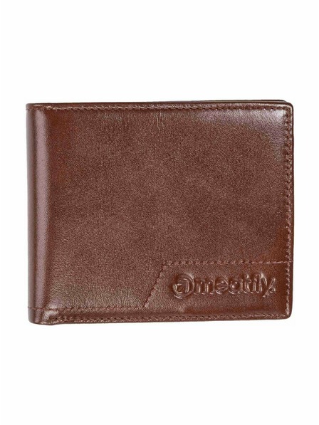 Meatfly Meatfly portofel din piele Eliot Premium Brown