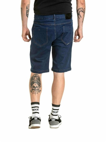 Meatfly Meatfly pantaloni scurți bărbătești Just 2.0 Denim Rinse Wash