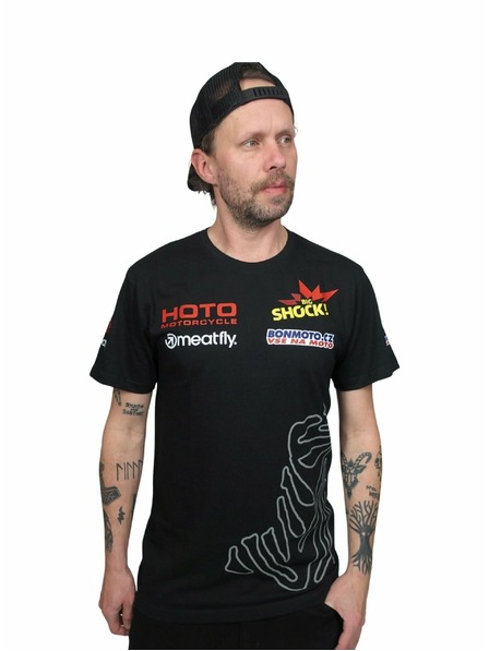Meatfly Meatfly tricou bărbătesc Dakar Beduin Black