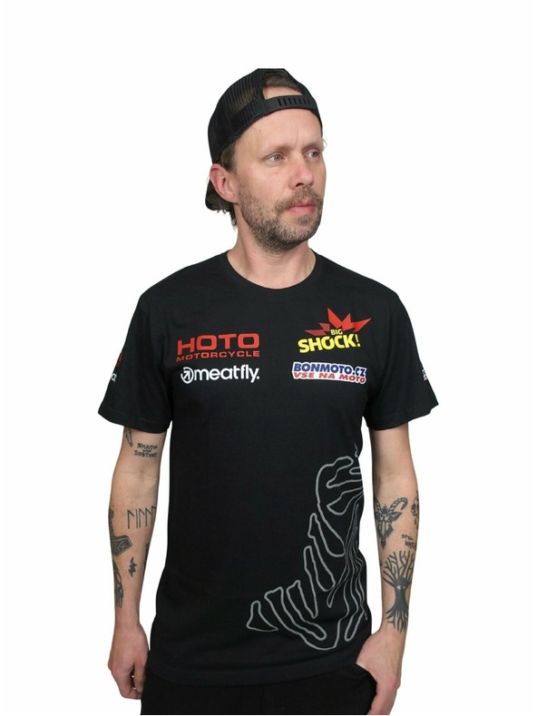Meatfly Meatfly tricou bărbătesc Dakar Beduin Black